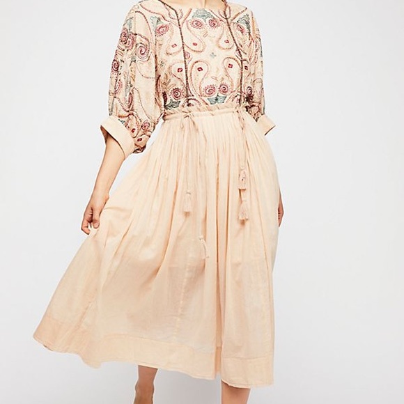 NWT Free People Mesa Midi Dress - Picture 2 of 8